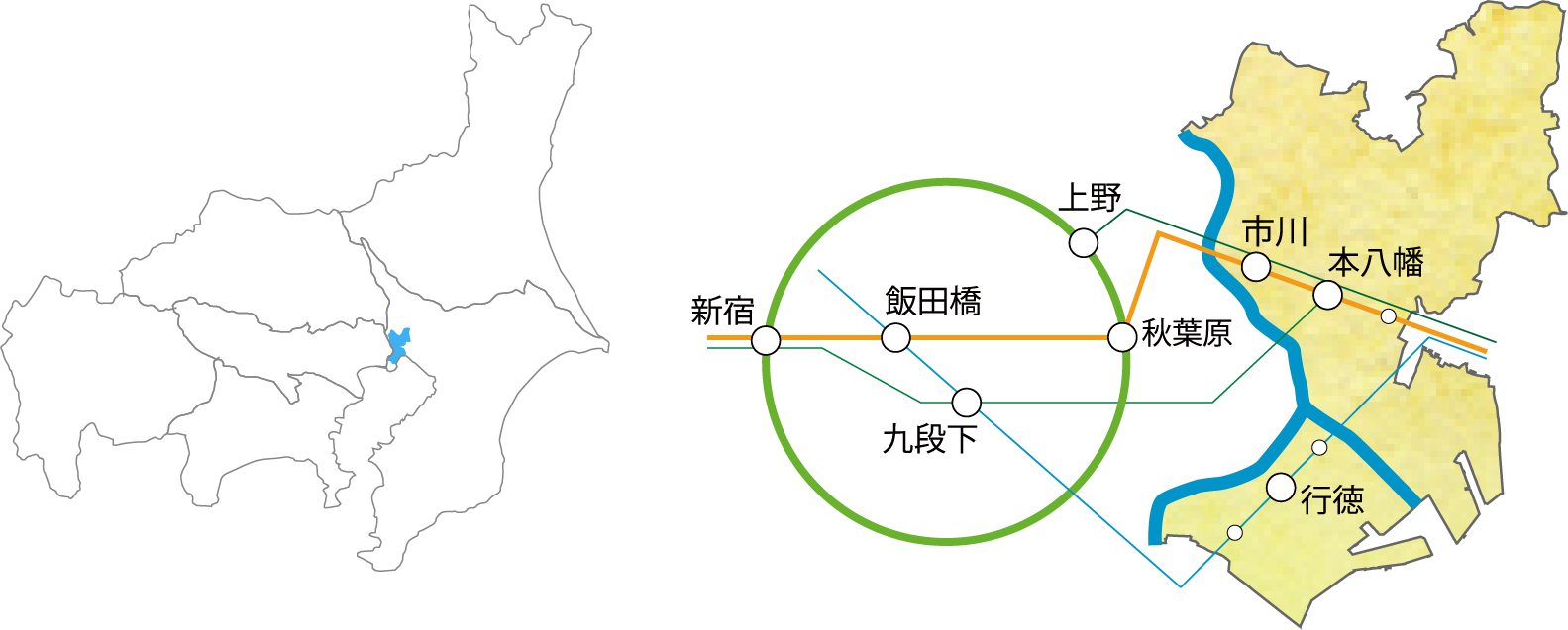 千葉県広域図